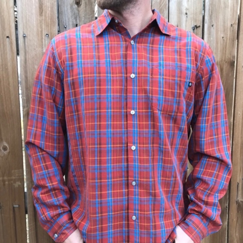 Marmot Orange Button Down